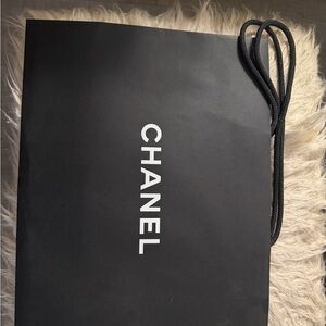 CHANEL Classic Black Paper Bag
